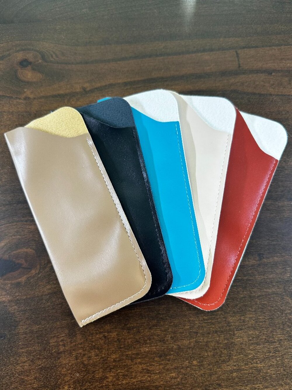 Five (5) Gaoye Premium PU Leather Cases - NWOT